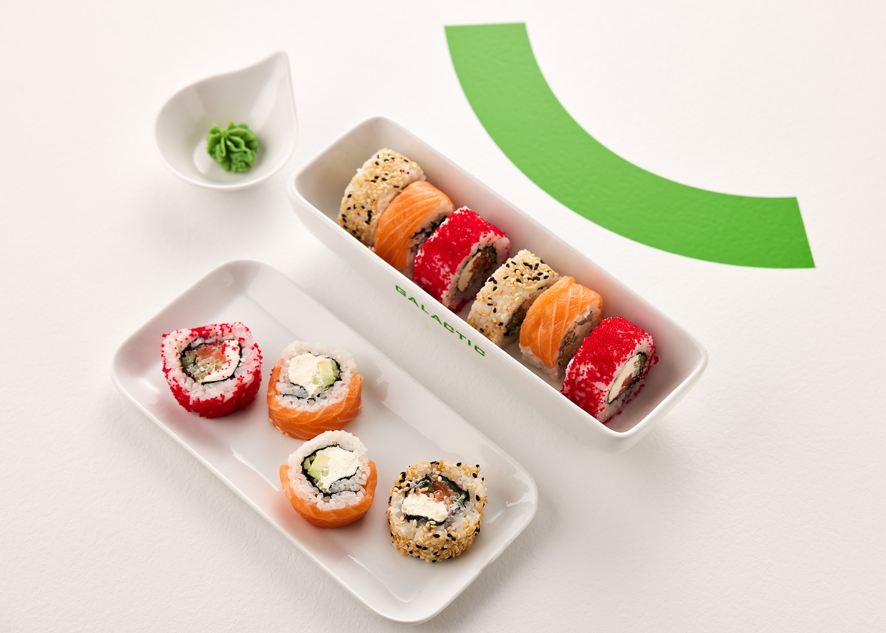 fish and seafood sushi