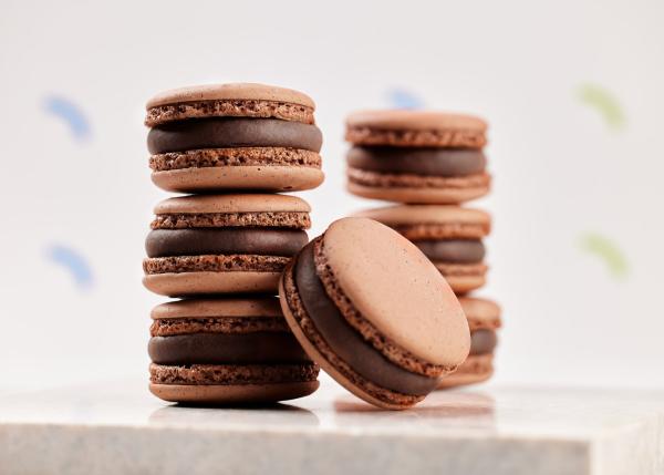 bakery, macarons, chocolate filling, Galactic, taste 