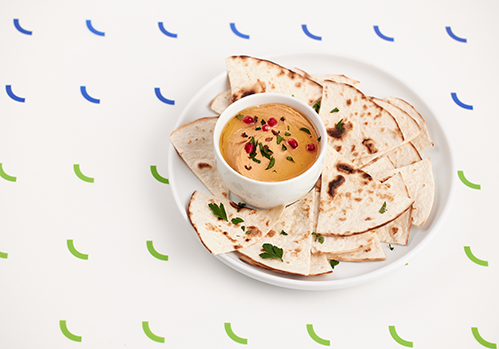 Dips, sauces and dressing Galactic hummus bread 